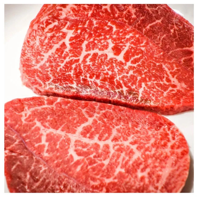 純血澳洲和牛霜降嫩肩牛排4片(300g±10%/片__牛肉生鮮首選)